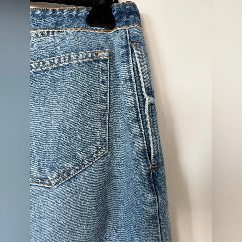 NWT EB Denim Madison Baggy Wide Leg 100% Cotton Made in USA Jeans in Luca - Picture 10 of 14